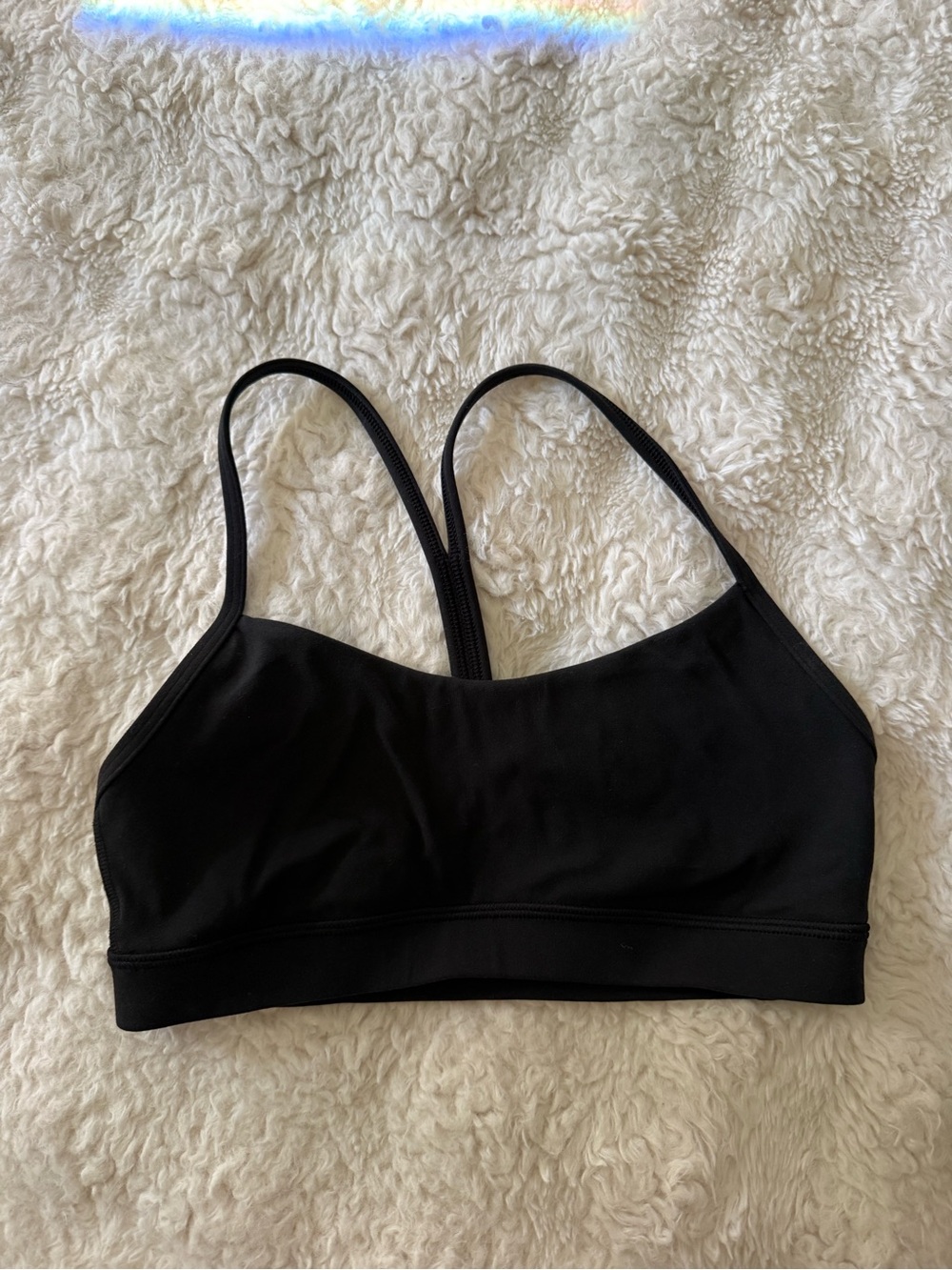lululemon athletica Black Thin-Strap Racerback Sports Bra - Picture 2 of 3